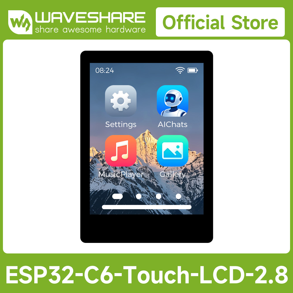 Waveshare ESP32-C6 2.8inch IPS - Waveshare Esp32 review and price