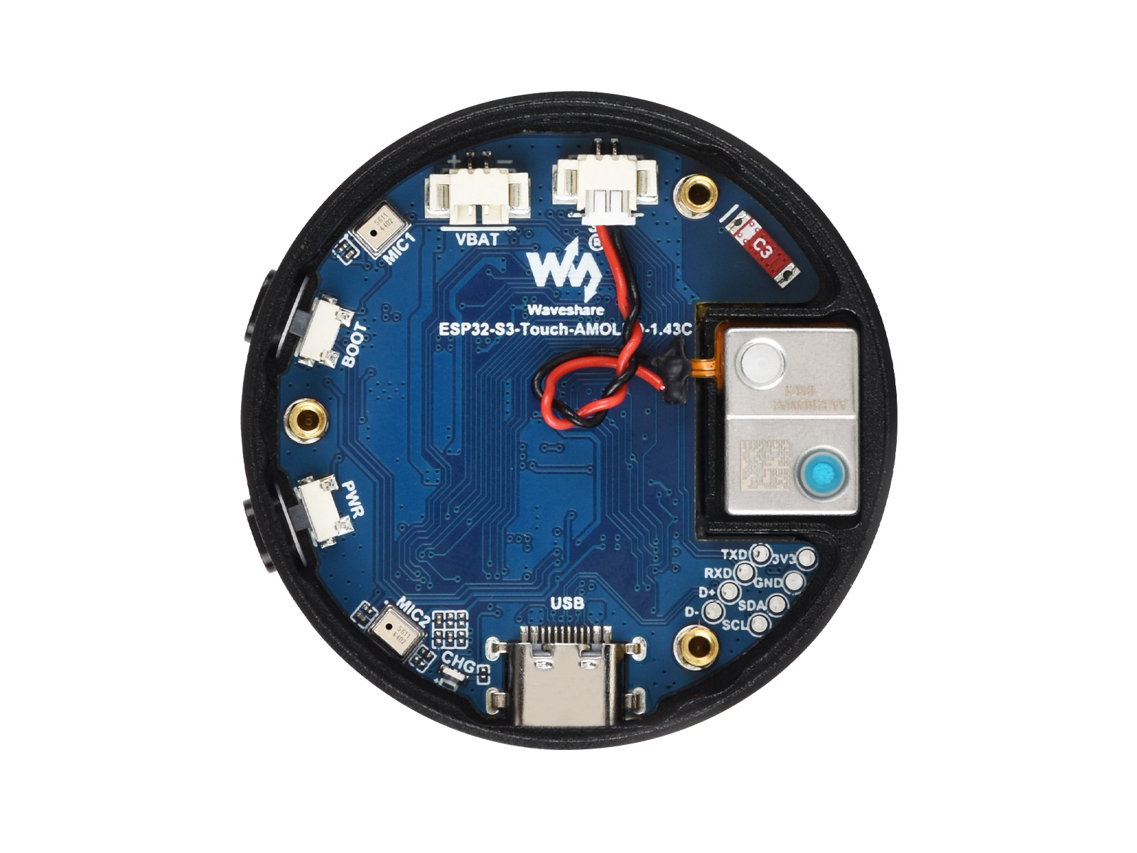 WaveshareESP32-S3 1.43inch AMO - Waveshare Esp32 review and price