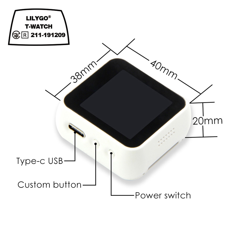 LILYGO® TTGO T-Watch Programma - Ttgo T Watch review and price